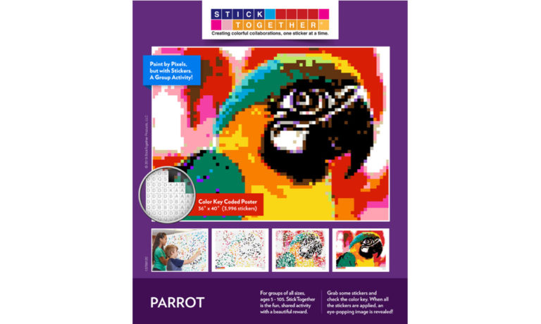 Win a StickTogether Parrot Mosaic Poster Win a StickTogether Parrot Mosaic Poster