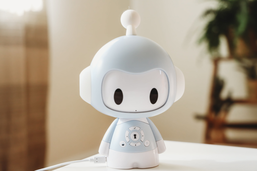Image of Codi the robot on a table